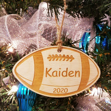 Load image into Gallery viewer, Football Ornament/*1 for $10.20/2 for $17/3 for $22.10~
