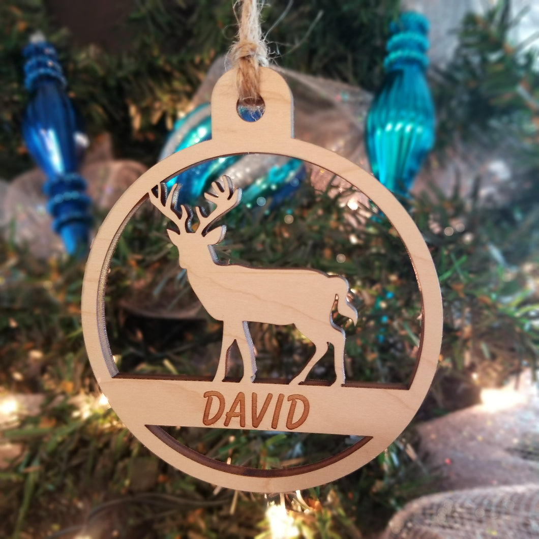 Deer Ornament/*1 for $9.35/2 for $15.30/3 for $19.55~