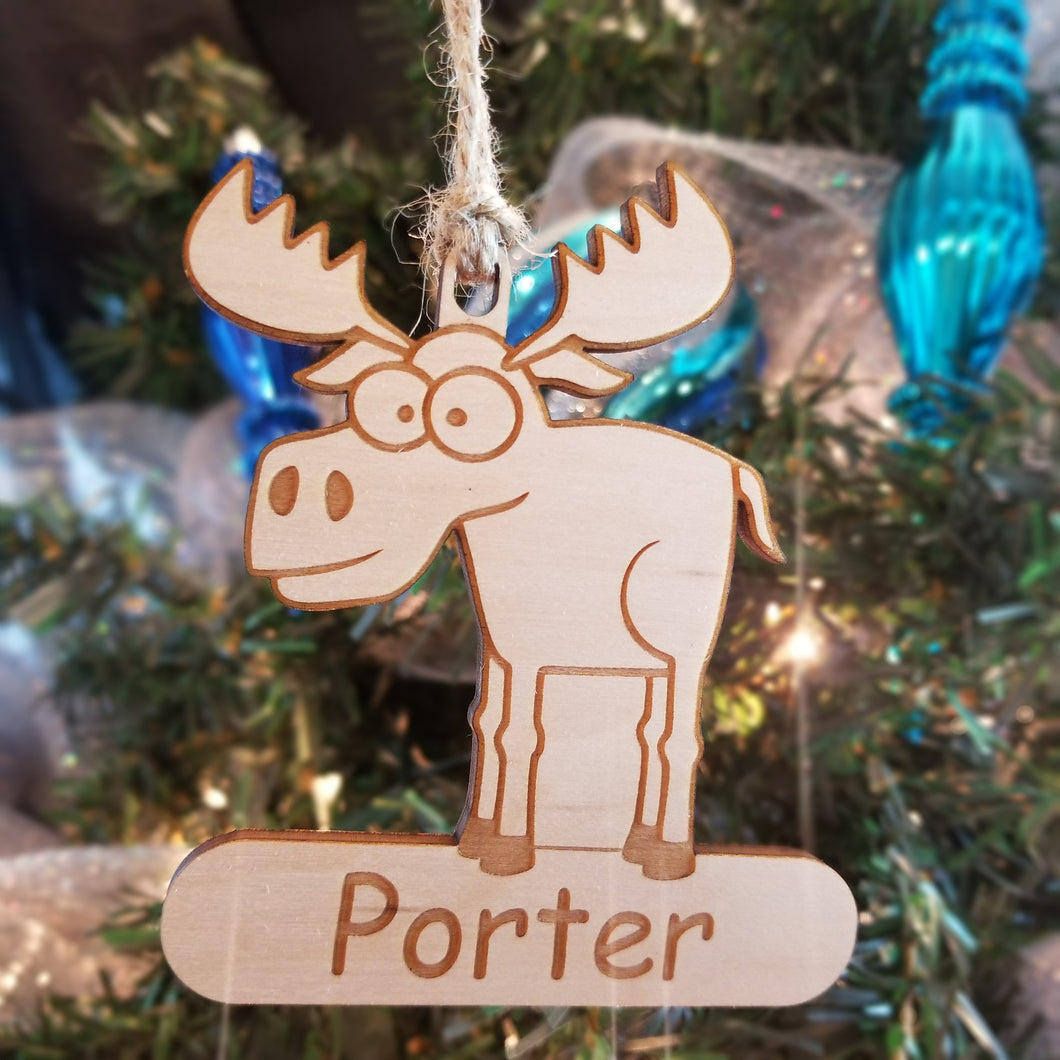 Moose Ornament/*1 for $10.20/2 for $17/3 for $22.10~