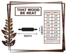 Load image into Gallery viewer, Rolling Pin/3&quot;-12&quot;
