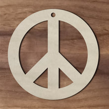 Load image into Gallery viewer, Peace Sign with hole/2&quot;-12&quot;
