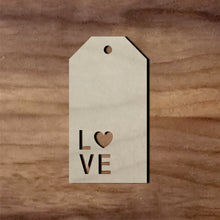Load image into Gallery viewer, Gift Tag - Love #20/2&quot;-12&quot;
