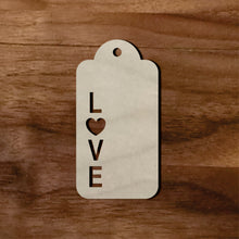 Load image into Gallery viewer, Gift Tag - Love #3/2&quot;-12&quot;
