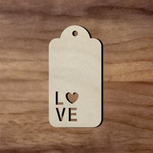 Load image into Gallery viewer, Gift Tag - Love #4/2&quot;-12&quot;
