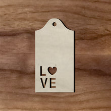 Load image into Gallery viewer, Gift Tag - Love #8/2&quot;-12&quot;

